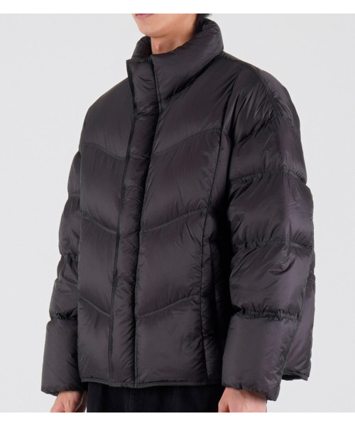 BUTTON SEOUL（ボタンソウル）の「[ダックダウン90/10] ベーシックライトダックダウンパディングジャケット (ブラック)（ダウンジャケット/コート・メンズ・その他・MEDIUM/LARGE/X-LARGE）」の3枚目の写真