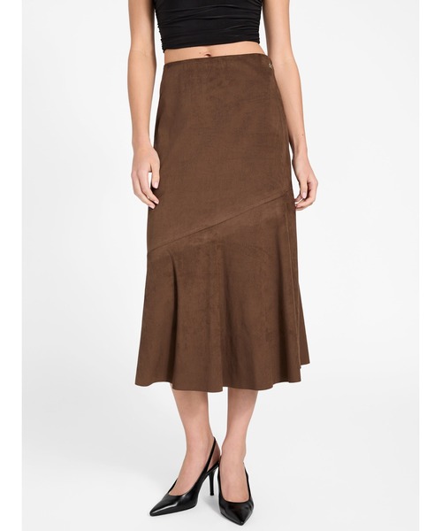 Guess(ゲス)の「NUNZIA Long Skirt スカート(スカート・レディース・ダークブラウン・X-SMALL/MEDIUM/SMALL)」の11枚目の写真