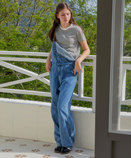 ANOETIC（アノエティック）の「ANC WIDE DENIM OVERALL（デニムパンツ・レディース・その他・FREE）」の4枚目の写真