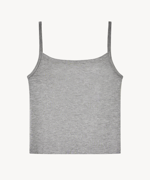 LADY VOLUME(レディーボリューム)の「エリススクエアタンクトップ(グレー)(Tシャツ/カットソー・レディース・その他・SMALL/MEDIUM)」の3枚目の写真