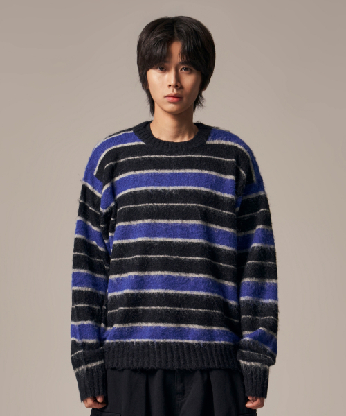 IDWS(アイドンワナセル)の「Vector Stripe Mohair Knit Black(ニット/セーター・レディース・その他・1/2)」の20枚目の写真