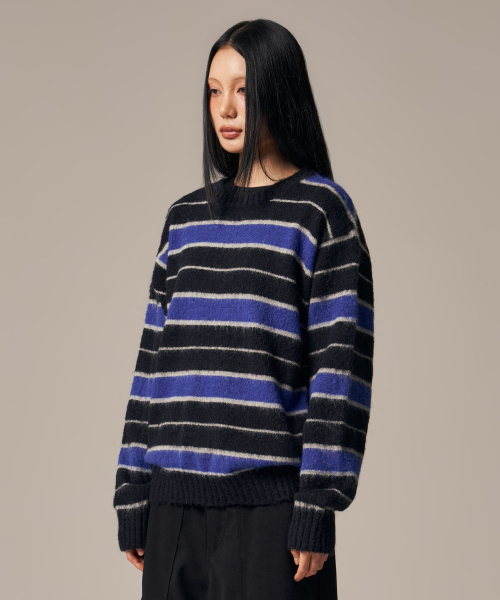 IDWS(アイドンワナセル)の「Vector Stripe Mohair Knit Black(ニット/セーター・レディース・その他・1/2)」の22枚目の写真