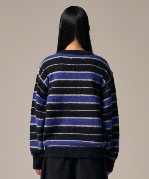 IDWS(アイドンワナセル)の「Vector Stripe Mohair Knit Black(ニット/セーター・レディース・その他・1/2)」の4枚目の写真