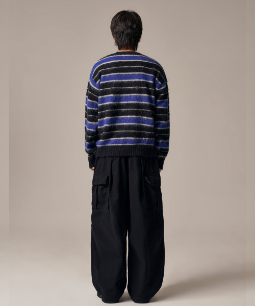 IDWS(アイドンワナセル)の「Vector Stripe Mohair Knit Black(ニット/セーター・レディース・その他・1/2)」の5枚目の写真