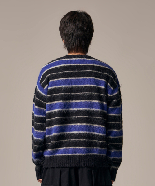 IDWS(アイドンワナセル)の「Vector Stripe Mohair Knit Black(ニット/セーター・レディース・その他・1/2)」の6枚目の写真