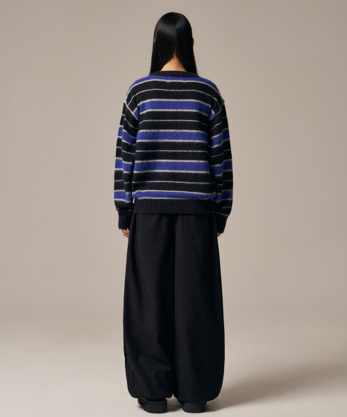 IDWS(アイドンワナセル)の「Vector Stripe Mohair Knit Black(ニット/セーター・レディース・その他・1/2)」の7枚目の写真