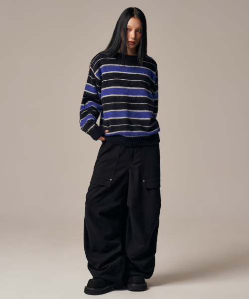 IDWS(アイドンワナセル)の「Vector Stripe Mohair Knit Black(ニット/セーター・レディース・その他・1/2)」の11枚目の写真