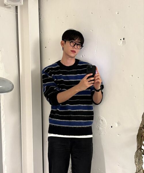 IDWS(アイドンワナセル)の「Vector Stripe Mohair Knit Black(ニット/セーター・レディース・その他・1/2)」の12枚目の写真