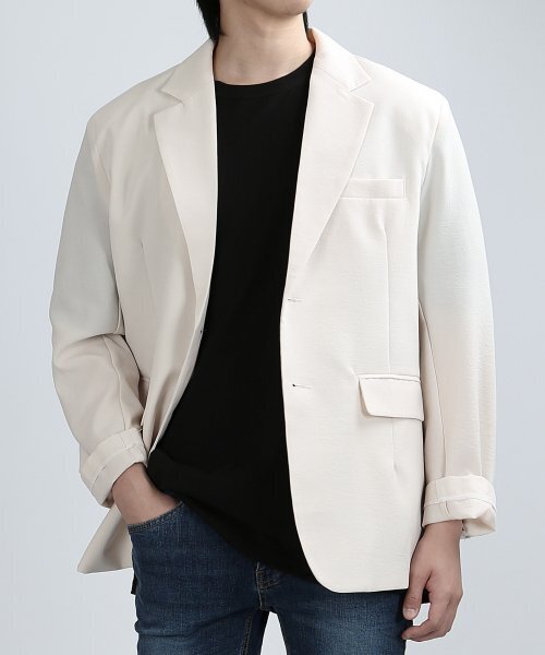 VERYVAIN(ベリベーン)の「BALANCE PIPE BLAZER (CREAM)(テーラードジャケット・メンズ・その他・LARGE/MEDIUM)」の1枚目の写真