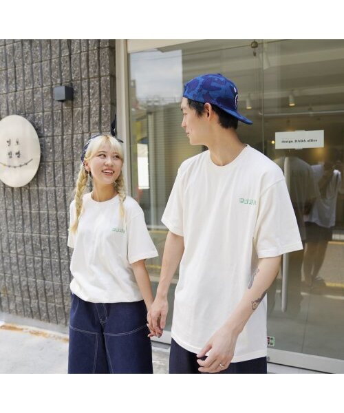 CREAM SODA LAB（クリームソーダラボ）の「恋愛時代 半袖Tシャツ アイボリーグリーン（Tシャツ/カットソー・メンズ・その他・MEDIUM/LARGE/X-LARGE/XX-LARGE）」の7枚目の写真