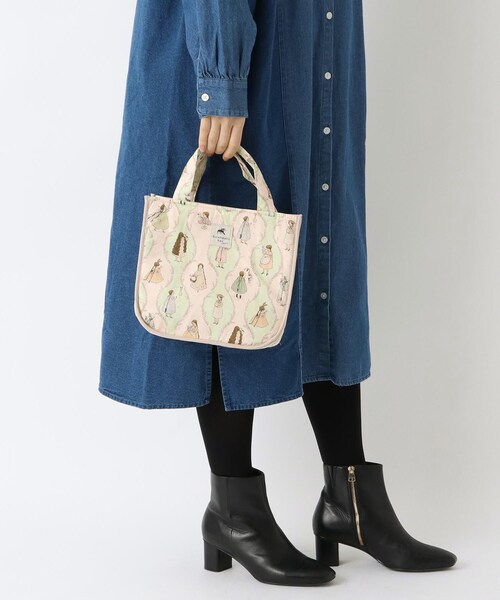 one'sterrace(ワンズテラス)の「くらはしれい ラウンドトートバッグ(トートバッグ・レディース・ピンク系1・99)」の9枚目の写真