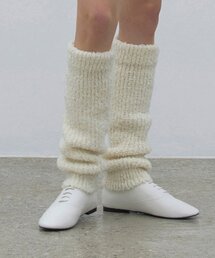 UNDERCONTROL STUDIO（アンダーコントロールスタジオ）の「冬 レッグウォーマー LEG WARMER / モヘアブークレ / クリーム（レッグウォーマー）」