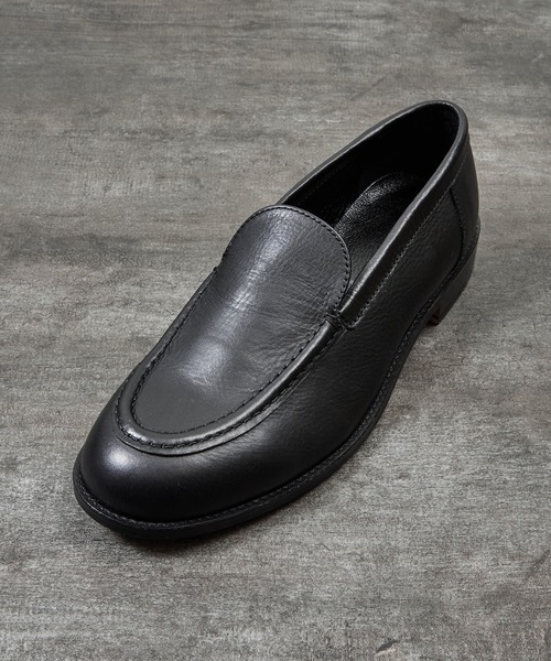 PADRONE(パドローネ)の「PADRONE パドローネ / MOCCASIN SLIP-ON オイルレザーヴァンプローファー モカシンスリッポンシューズ / PU8759-2015(ローファー・メンズ・ブラック/キャメル/ベージュ・40/41/42/43)」の13枚目の写真
