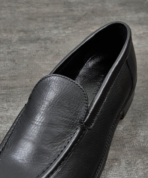 PADRONE(パドローネ)の「PADRONE パドローネ / MOCCASIN SLIP-ON オイルレザーヴァンプローファー モカシンスリッポンシューズ / PU8759-2015(ローファー・メンズ・ブラック/キャメル/ベージュ・40/41/42/43)」の15枚目の写真