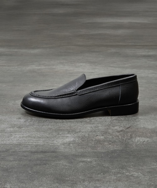 PADRONE(パドローネ)の「PADRONE パドローネ / MOCCASIN SLIP-ON オイルレザーヴァンプローファー モカシンスリッポンシューズ / PU8759-2015(ローファー・メンズ・ブラック/キャメル/ベージュ・40/41/42/43)」の16枚目の写真