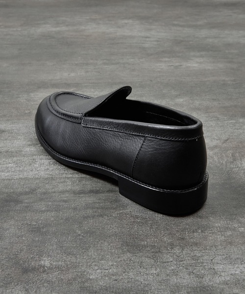 PADRONE(パドローネ)の「PADRONE パドローネ / MOCCASIN SLIP-ON オイルレザーヴァンプローファー モカシンスリッポンシューズ / PU8759-2015(ローファー・メンズ・ブラック/キャメル/ベージュ・40/41/42/43)」の18枚目の写真