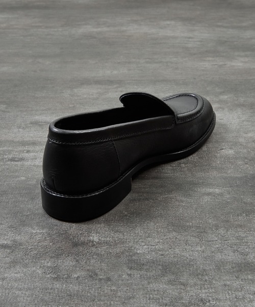 PADRONE(パドローネ)の「PADRONE パドローネ / MOCCASIN SLIP-ON オイルレザーヴァンプローファー モカシンスリッポンシューズ / PU8759-2015(ローファー・メンズ・ブラック/キャメル/ベージュ・40/41/42/43)」の19枚目の写真