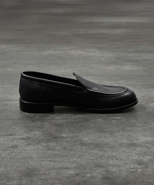 PADRONE(パドローネ)の「PADRONE パドローネ / MOCCASIN SLIP-ON オイルレザーヴァンプローファー モカシンスリッポンシューズ / PU8759-2015(ローファー・メンズ・ブラック/キャメル/ベージュ・40/41/42/43)」の20枚目の写真