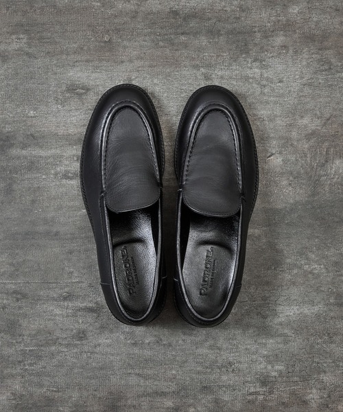 PADRONE(パドローネ)の「PADRONE パドローネ / MOCCASIN SLIP-ON オイルレザーヴァンプローファー モカシンスリッポンシューズ / PU8759-2015(ローファー・メンズ・ブラック/キャメル/ベージュ・40/41/42/43)」の22枚目の写真