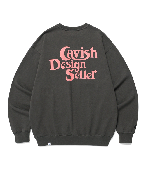 SELLER LOGO SWEATSHIRT CHARCOAL(CV2EFUM441A)