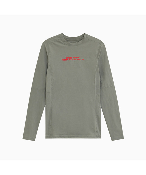 VENODE Runfree Long Tshirts_Beige (Tight Fit)