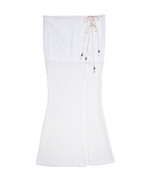 DAMP（ドントアスクマイプラン）の「サンセットコージーロングスカートホワイト（スカート）」