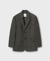 NONBLANK（ノンブランク）の「ウールブレンドツイルオーバーフィットジャケット_SAND BLACK（テーラードジャケット）」