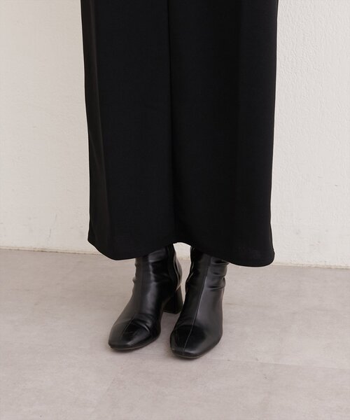 natural couture(ナチュラルクチュール)の「カットジョーゼットナローキャミワンピース(ワンピース・レディース・グレイッシュベージュ/ブラック/グレー/ドット/その他1・FREE)」の15枚目の写真