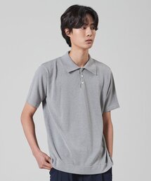 1/2 SUMMER COLLAR KNIT_GRAY