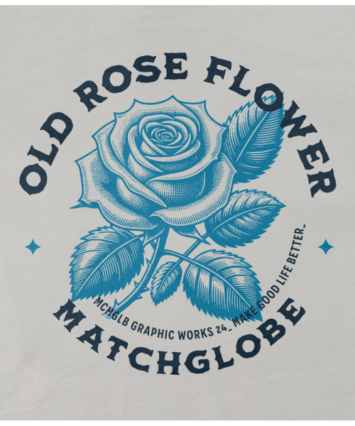MATCHGLOBE(マッチグローブ)の「ローズサークルクロップティー(ベージュ)(Tシャツ/カットソー・レディース・その他・FREE)」の4枚目の写真
