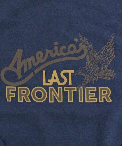 schott（ショット）の「FADE AMERICA’S LAST FRONTIER CREW SWEAT（スウェット・メンズ・ネイビー/レッド/ブラック・XXL/XL/L/M）」の14枚目の写真