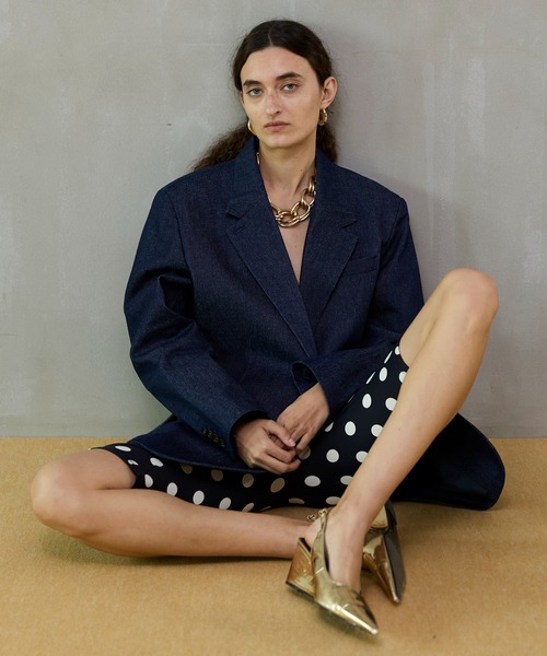 MAISON SPECIAL(メゾンスペシャル)の「Dot Cycle Pants/ドットサイクルパンツ(その他パンツ・レディース・オフホワイト/ブラック・FREE)」の9枚目の写真