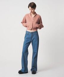 6 | ＜6(ROKU)＞コットンウラケ スキッパー(スウェット)