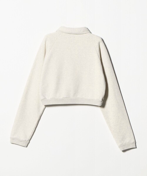 6（ロク）の「＜6(ROKU)＞コットンウラケ スキッパー（スウェット・レディース・その他1/モカ/オフホワイト・FREE）」の12枚目の写真