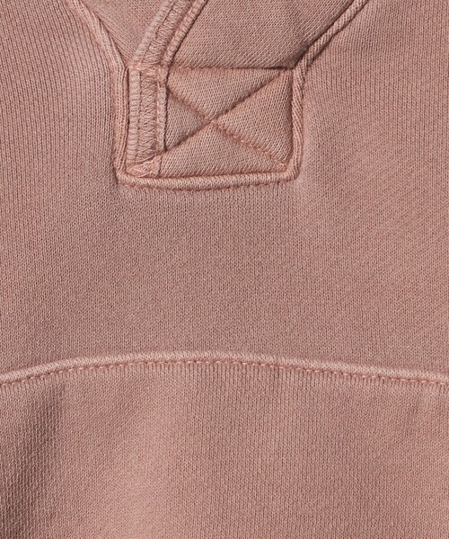 6（ロク）の「＜6(ROKU)＞コットンウラケ スキッパー（スウェット・レディース・その他1/モカ/オフホワイト・FREE）」の17枚目の写真