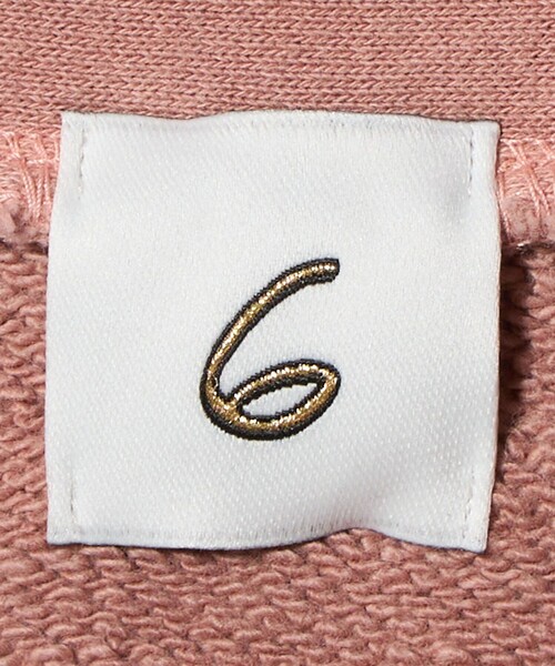 6（ロク）の「＜6(ROKU)＞コットンウラケ スキッパー（スウェット・レディース・その他1/モカ/オフホワイト・FREE）」の18枚目の写真