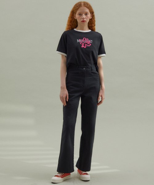 manavis7(マナビスセブン)の「ウォッシングコットンパンツブラック(その他パンツ・レディース・ブラック・MEDIUM/SMALL)」の1枚目の写真