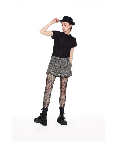 GREEDILOUS(グリディアス)の「Flower Wool Short Pants(その他パンツ・メンズ・その他・S/M/L/XS)」の7枚目の写真