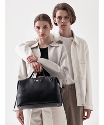 SUHADO（スアード）の「ボストン トート ショルダーバッグ _ ブラック（ボストンバッグ）」