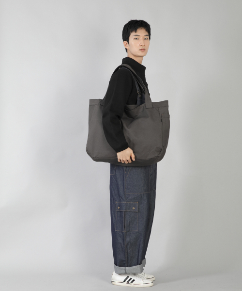 SAINTCREW(セントクルー)の「ジャイアントバルクエコバッグ GBE-156 チャコール(エコバッグ/サブバッグ・メンズ・その他・FREE)」の5枚目の写真