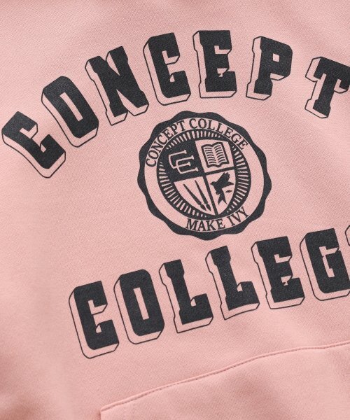 CONCEPTCOLLEGE（コンセプトカレッジ）の「クラシックビッグロゴインディピンクフードパーカー [男女共用]（パーカー・レディース・その他・LARGE）」の9枚目の写真