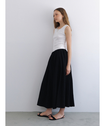 UNNOUT（アナウト）の「MAXI FULL SKIRT BLACK（スカート）」