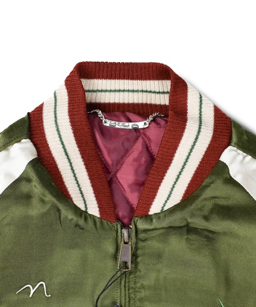 TMT(ティーエムティー)の「【TMT/ティーエムティー】SOUVENIR JACKET WORLD CHAMPION(ブルゾン・メンズ・カーキ/ピンク・MEDIUM/X-LARGE)」の5枚目の写真
