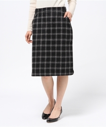 ikka | シャギーチェックスカート(スカート)