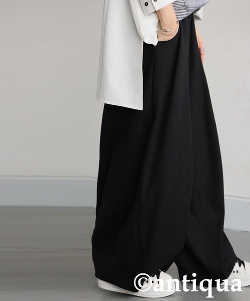 antiqua(アンティカ)の「コクーンパンツ(その他パンツ・レディース・ブラック/チャコールグレー・ONESIZE)」の16枚目の写真