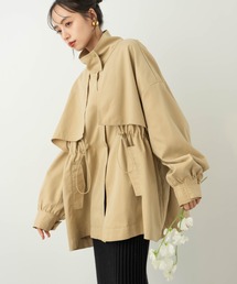 hinari（ヒナリ）の「ミドル丈ピーチトレンチコート（マウンテンパーカー）」