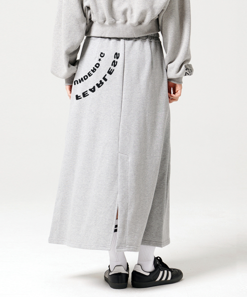 ARTISTWEAR（アーティストウェア）の「[ATW]アンダードッグロングスカート（スカート・レディース・ブラック/グレー・SMALL/MEDIUM）」の3枚目の写真