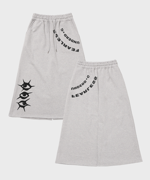 ARTISTWEAR（アーティストウェア）の「[ATW]アンダードッグロングスカート（スカート・レディース・ブラック/グレー・SMALL/MEDIUM）」の9枚目の写真