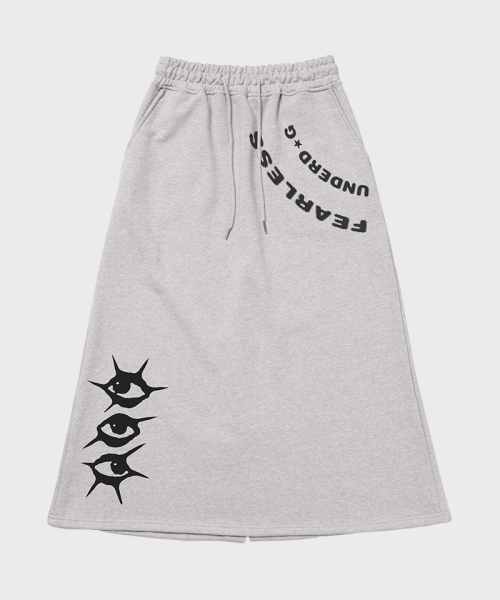 ARTISTWEAR（アーティストウェア）の「[ATW]アンダードッグロングスカート（スカート・レディース・ブラック/グレー・SMALL/MEDIUM）」の10枚目の写真