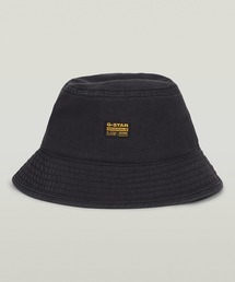 G-STAR（ジースター）の「ORIGINALS BUCKET HAT/ヴィンテージライクウォッシュド加工ブランドロゴバケットハット（ハット）」
